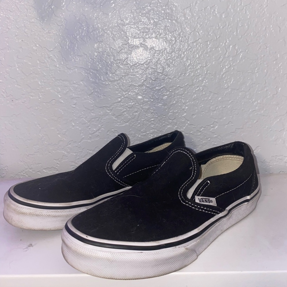 VANS black slip on